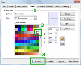 Color Área