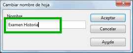 Nuevo nombre
