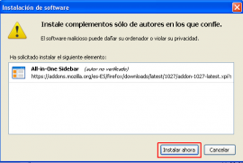 Instalación del software