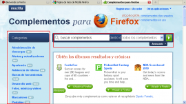 Complementos para Firefox