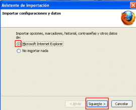Importar configuraciones y datos