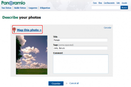 Añadir localización a fotografía