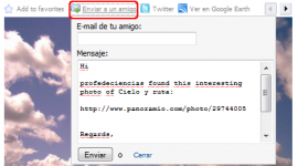 Envío de mensaje