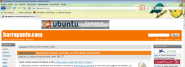 Web con icono de RSS