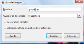Guardar imagen