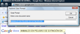 Procedimiento para renombrar un archivo en Google docs