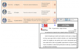 Recorrido para leer un texto expositivo en el sitio web seleccionado
