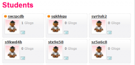 Sector de seguimiento del alumnado en Glogster