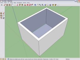 Google SketchUp. Creando paredes del dormitorio